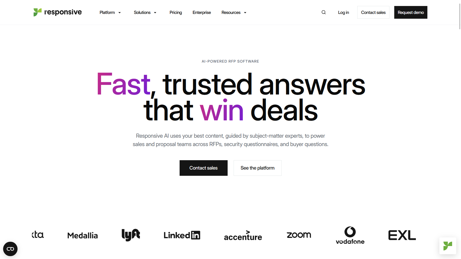Responsive Platform Interface